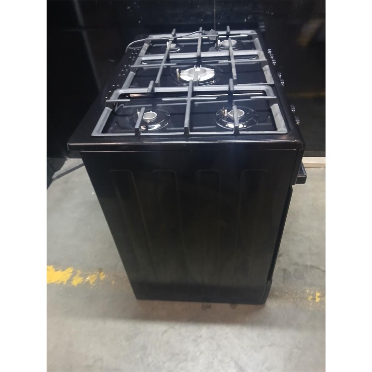 Refurbished electriQ 90cm Gas Range Cooker Black