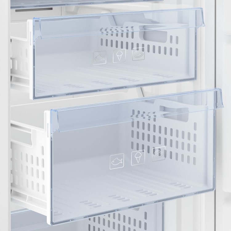 Refurbished Beko BFFD4577 220 Litre Integrated Upright Freezer