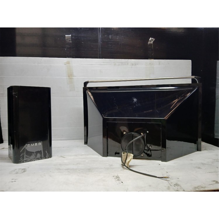Refurbished Smeg Victoria KT90BLE 90cm Chimney Cooker Hood - Black