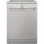Refurbished Indesit 14 Place Freestanding Dishwasher, fast&clean, push&go, intensive program, eco, programme, Silver, E rated