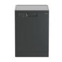 Refurbished Indesit Push&Go IN2FE13DT9AUK Freestanding Dishwasher - Graphite