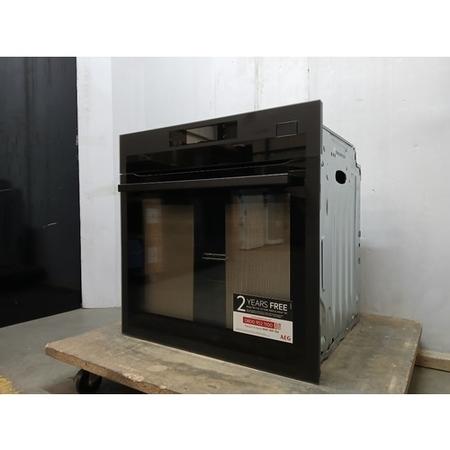 Refurbished AEG 7000 Series BSE778380T SteamCrisp Pyrolytic Self-Cleaning Single Oven with Food Probe - Matt Black