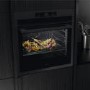Refurbished AEG 7000 Series BSE778380T SteamCrisp Pyrolytic Self-Cleaning Single Oven with Food Probe - Matt Black
