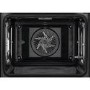 Refurbished AEG 7000 Series BSE778380T SteamCrisp Pyrolytic Self-Cleaning Single Oven with Food Probe - Matt Black