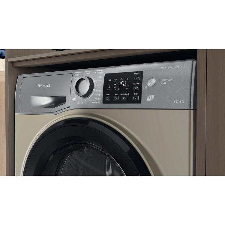 Hotpoint Futura 9kg Wash 6kg Dry 1400rpm Washer Dryer - Graphite Grey
