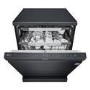 Refurbished LG TrueSteam Freestanding Dishwasher - Smart Wi-Fi A-Rated - Black
