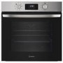 Refurbished Indesit Turn&Go IO 253 X UK Electric Single Fan Oven - Stainless Steel