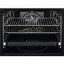 Refurbished AEG 7000 SteamCrisp Electric Built-in Single Oven With Pyrolytic Cleaning - Anti-fingerprint Stainless Steel