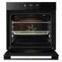 Refurbished Hisense Hi6 BlackLine BSA66346PDBGUK Built In Electric Pyrolytic Steam Add Plus Single Oven