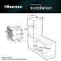 Refurbished Hisense Hi6 BlackLine BSA66346PDBGUK Built In Electric Pyrolytic Steam Add Plus Single Oven