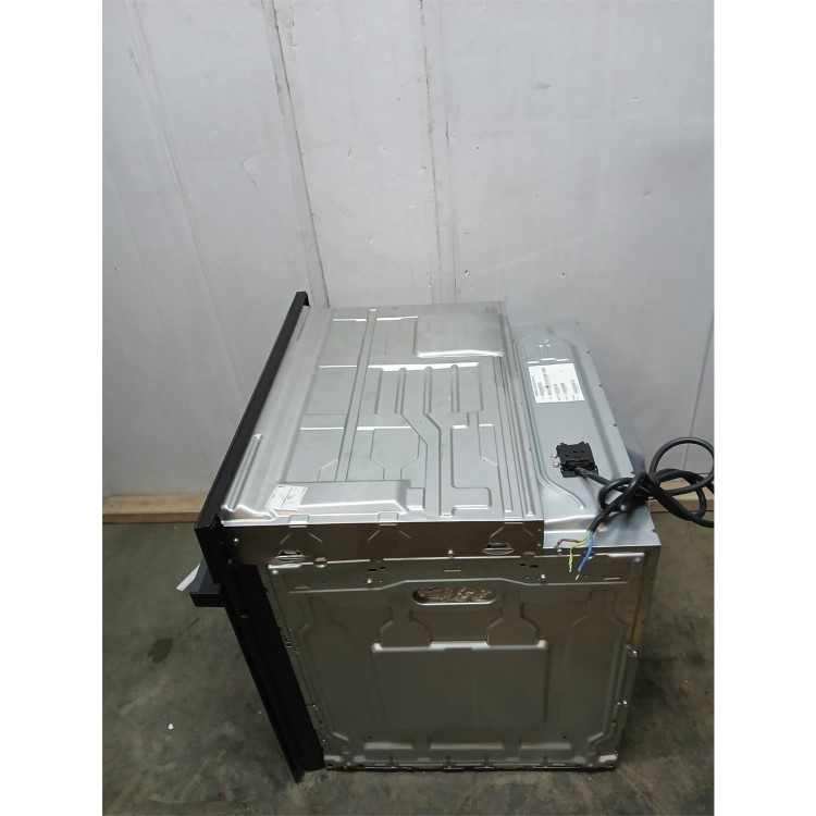 Refurbished Hisense Hi6 BlackLine BSA66346PDBGUK Built In Electric Pyrolytic Steam Add Plus Single Oven