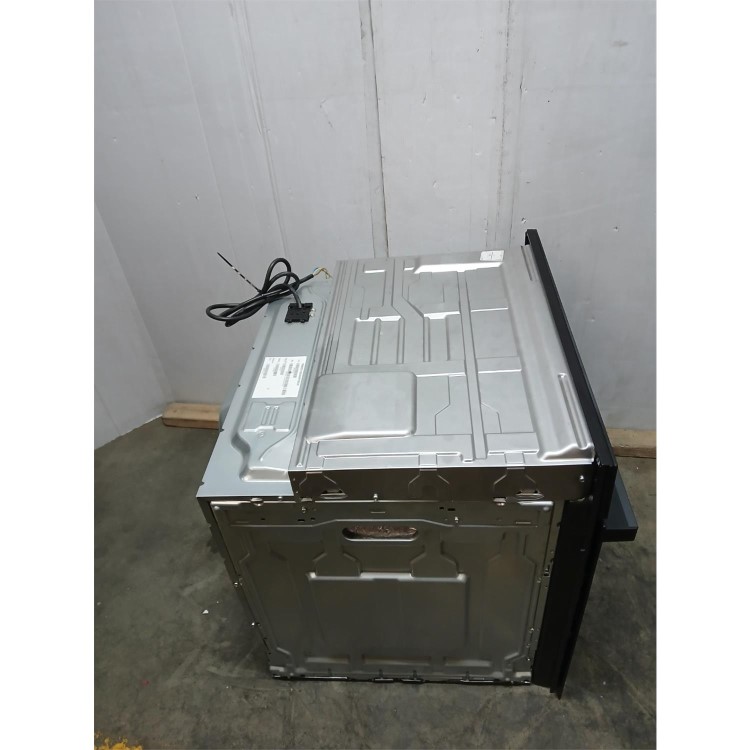 Refurbished Hisense Hi6 BlackLine BSA66346PDBGUK Built In Electric Pyrolytic Steam Add Plus Single Oven