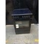 GRADE A3 - electriQ 60cm Single Oven Cooker with Ceramic Hob - Black
