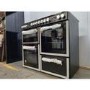 Refurbished electriQ 100cm Dual Fuel Range Cooker - Stainless Steel