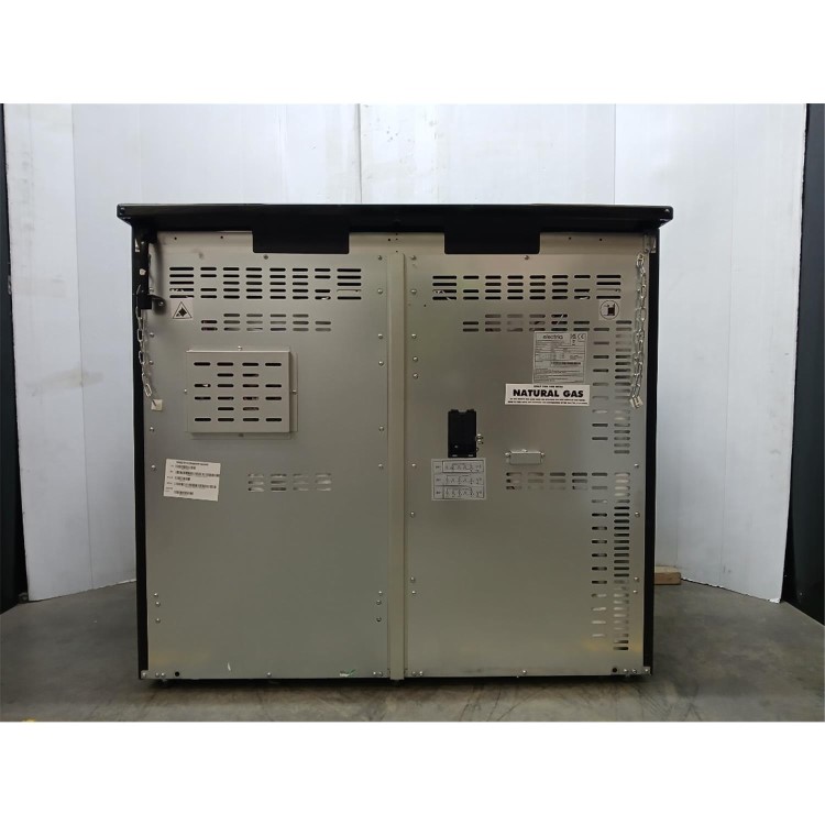 Refurbished electriQ 100cm Dual Fuel Range Cooker - Stainless Steel