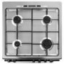 Refurbished electriQ 60cm Dual Fuel Single Oven Cooker - Stainless Steel