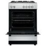 Refurbished electriQ 60cm Dual Fuel Single Oven Cooker - Stainless Steel