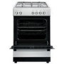 Refurbished electriQ 60cm Dual Fuel Single Oven Cooker - Stainless Steel