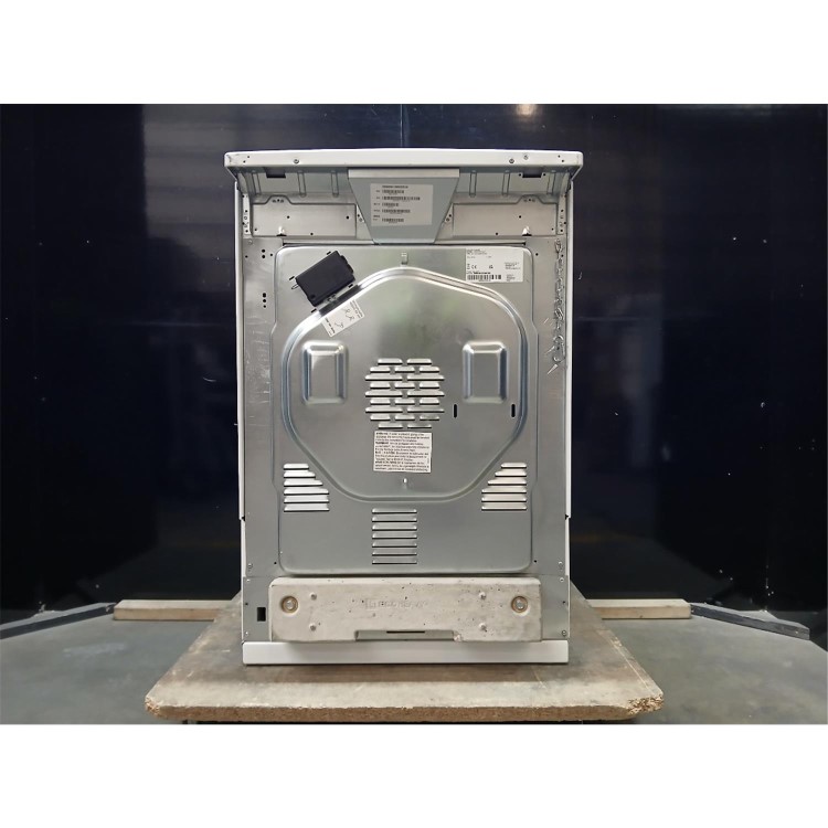 Refurbished Amica 60cm Single Fan Oven Electric Cooker With Ceramic Hob - White