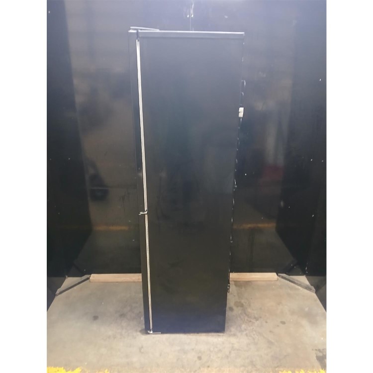 Refurbished Indesit Freestanding 287 Litre 50/50 55cm Fridge Freezer with Low Frost Technology in Black, E Rated