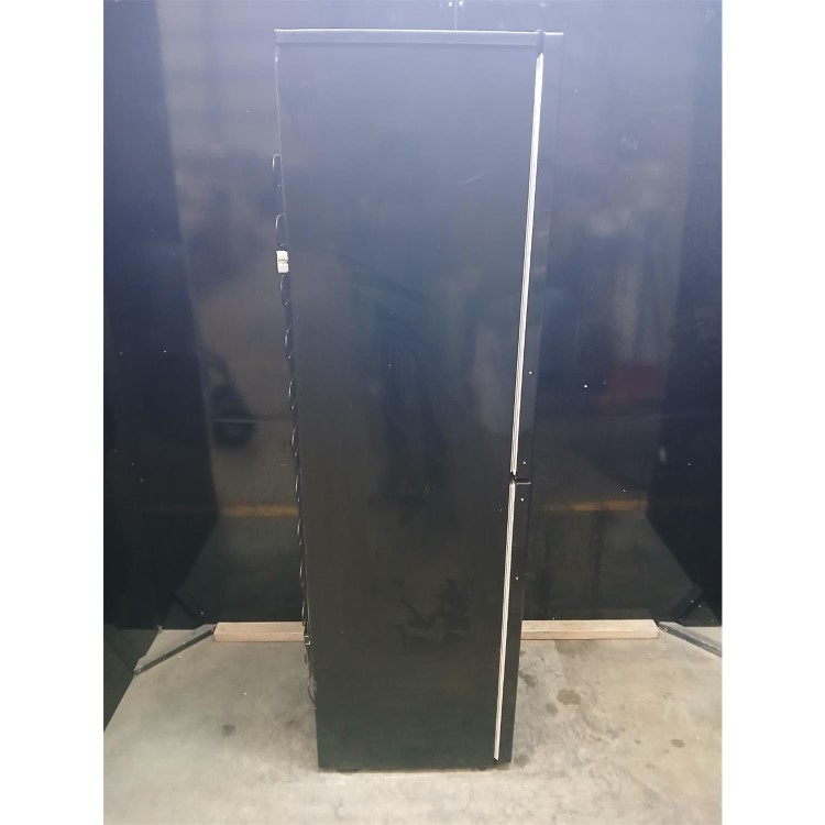 Refurbished Indesit Freestanding 287 Litre 50/50 55cm Fridge Freezer with Low Frost Technology in Black, E Rated
