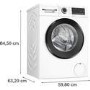 Refurbished Bosch WGG24400GB Series 6 9kg 1400rpm Washing Machine - White
