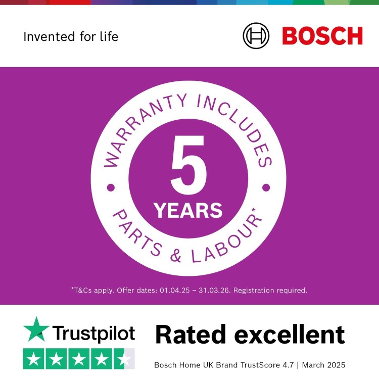 Bosch Series 6 9kg 1400rpm Washing Machine - White