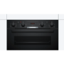 Refurbished Bosch NBS533BB0B Series 4 Built-Under Electric Double Oven - Black