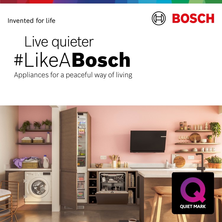 Refurbished Bosch WIW28502GB Series 8 8kg 1400rpm Integrated Washing Machine