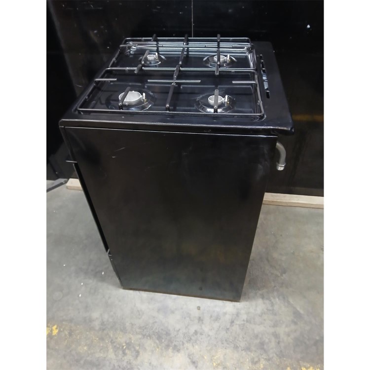 Refurbished electriQ 60cm single Cavity Gas Cooker Black