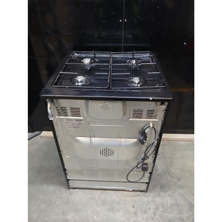 Refurbished electriQ 60cm single Cavity Gas Cooker Black