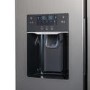 electriQ 513 Litre Side-by-Side American Fridge Freezer – Stainless Steel