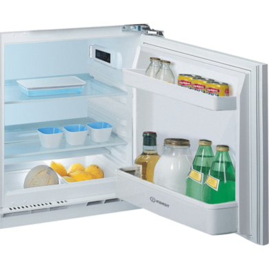 Refurbished Indesit 144 Litre Integrated Under Counter Larder Fridge