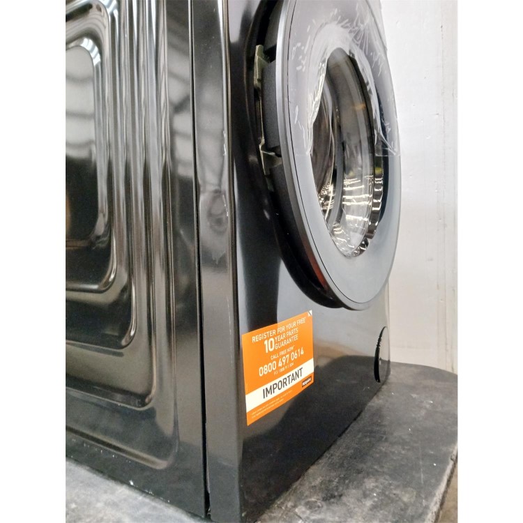 Refurbished Hotpoint AntiStain 10kg 1400rpm Washing Machine - Black