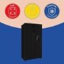 Refurbished Russell Hobbs 439 Litre Side-By-Side American Fridge Freezer - Black