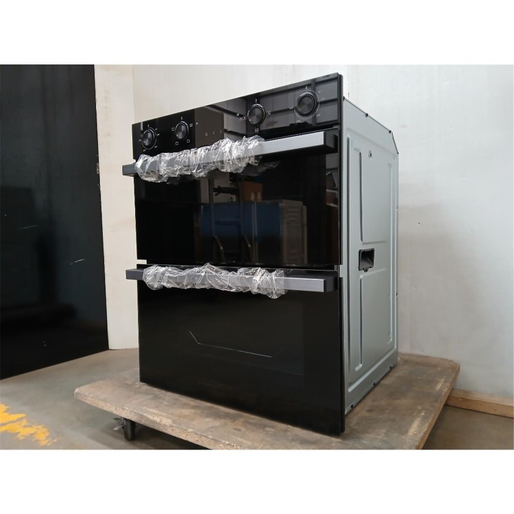 Refurbished Hisense Hi6 BUD714221ADBG Built-Under Electric Double Oven - Black