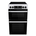 79121658/1/HDCEC5C10W Refurbished Hisense HDCEC5C10W 50cm Electric Cooker with Air Fry - White