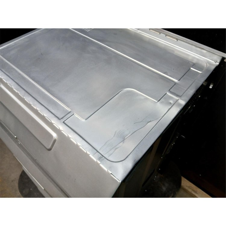 Refurbished Hotpoint DIH10DIX Built-In Electric Double Oven - Stainless Steel