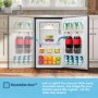 Refurbished Fridgemaster MUL4892EB 92 Litre Freestanding Under Counter Fridge - Black