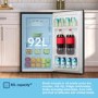 Refurbished Fridgemaster MUL4892EB 92 Litre Freestanding Under Counter Fridge - Black