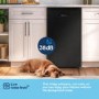 Refurbished Fridgemaster MUL4892EB 92 Litre Freestanding Under Counter Fridge - Black