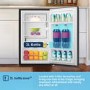 Refurbished Fridgemaster MUL4892EB 92 Litre Freestanding Under Counter Fridge - Black