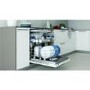 Refurbished Indesit Fast&Clean Integrated Dishwasher - D-Rated White control panel