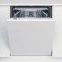 Refurbished Indesit Fast&Clean Integrated Dishwasher - D-Rated White control panel
