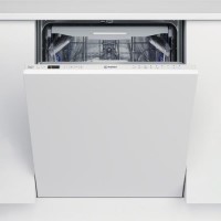 Refurbished Indesit Fast&Clean Integrated Dishwasher - D-Rated White control panel