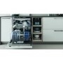 Refurbished Indesit Fast&Clean Integrated Dishwasher - D-Rated White control panel