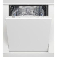 Refurbished Indesit Push&Go Integrated Dishwasher - White control panel