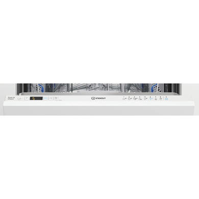 Refurbished Indesit Push&Go Integrated Dishwasher - White control panel