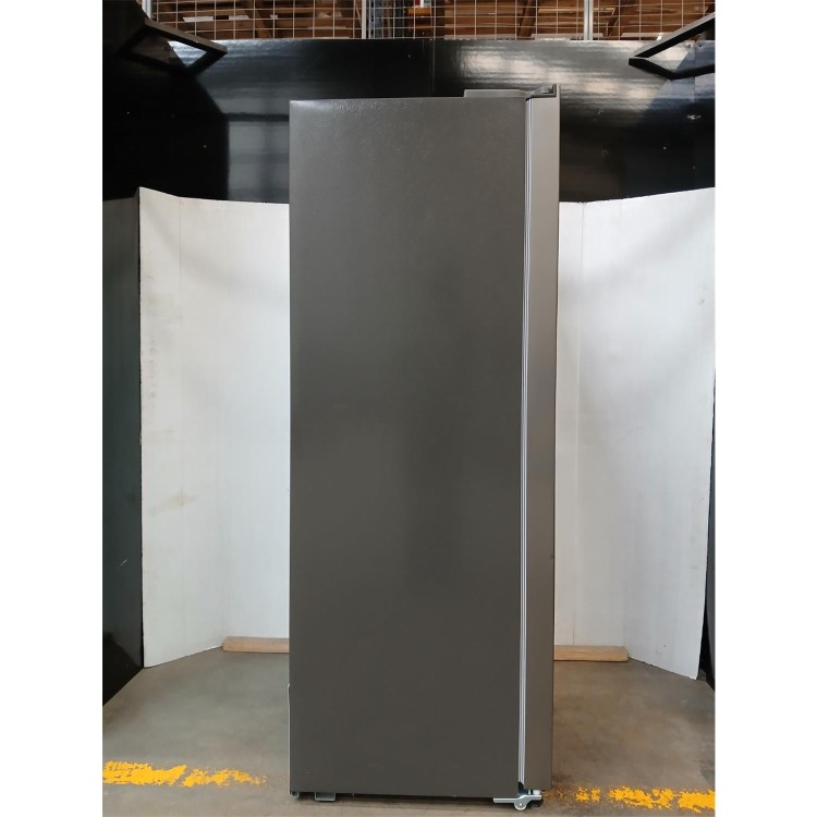 Refurbished Beko 532 Litre Side by Side American Fridge Freezer - Brushed Steel