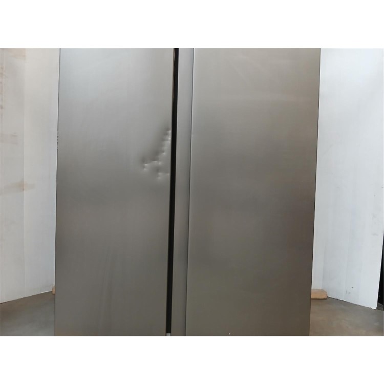 Refurbished Beko 532 Litre Side by Side American Fridge Freezer - Brushed Steel